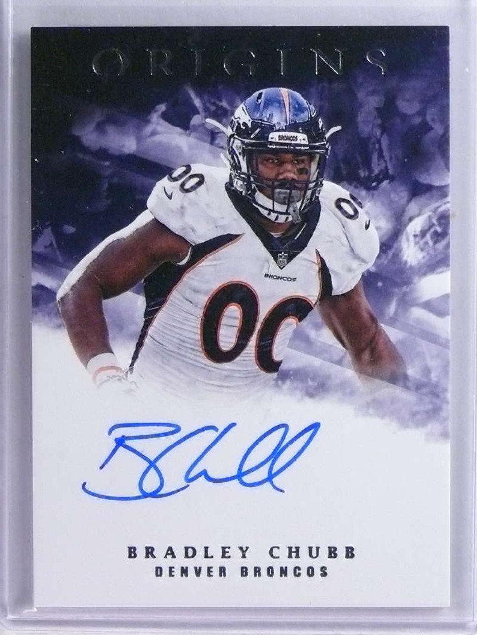 Sold 23192 2018 Panini Origins Bradley Chubb Rookie Autograph Auto