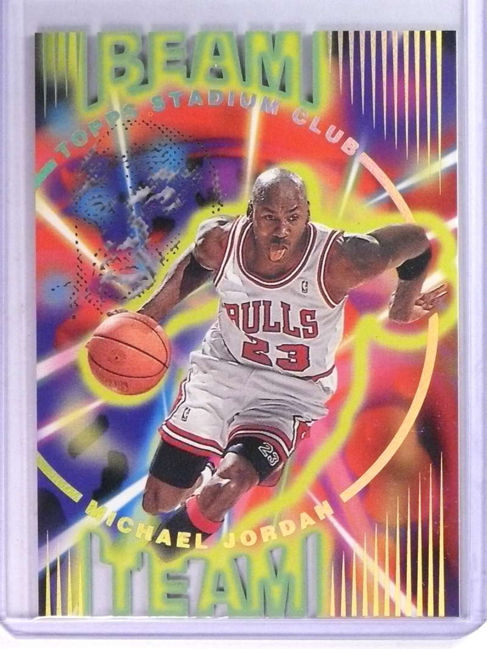 topps stadium club michael jordan