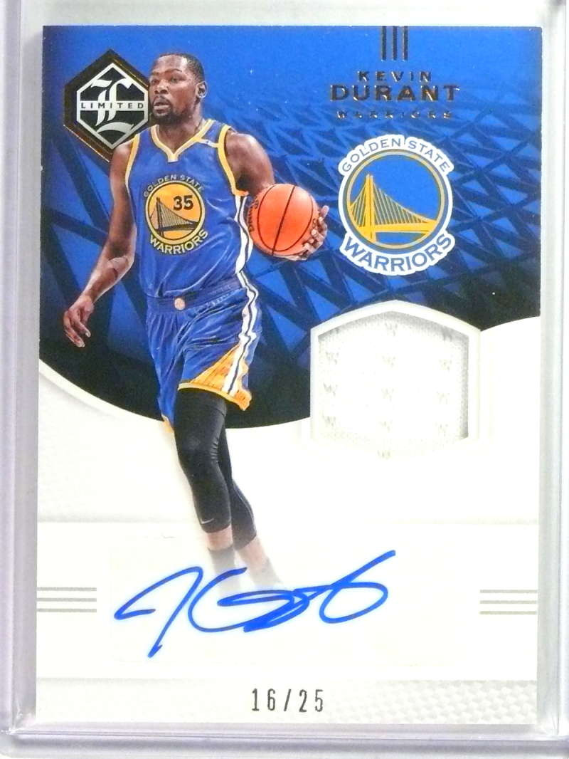 DELETE 24123 2016-17 Panini Limited Kevin Durant autograph auto