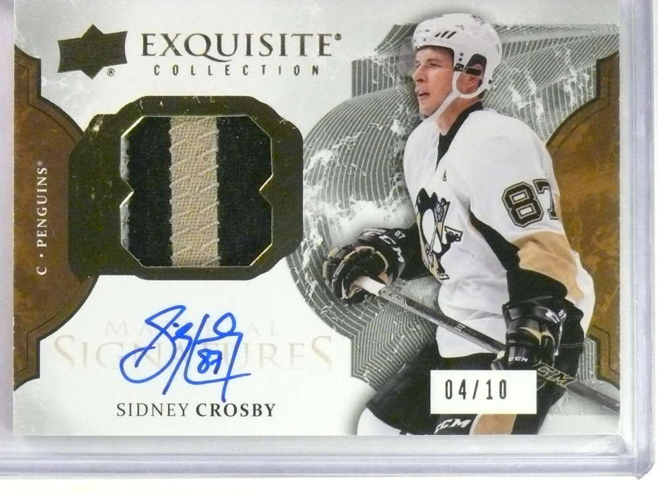 Sidney Crosby 2009-10 Ultimate Collection Ultimate Signatures #USSC (PSA 9)