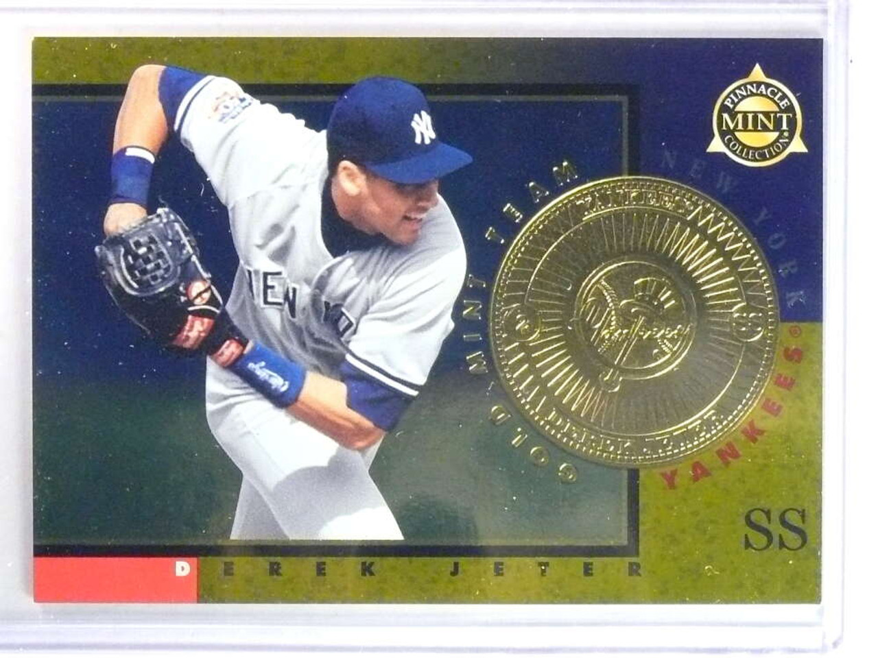 1998 Pinnacle Mint Gold Team Derek Jeter #9 *79686 - Sportsnut Cards