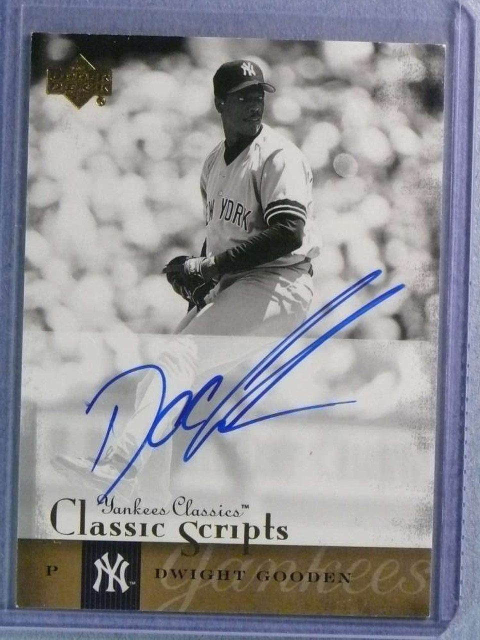 Dwight “Doc” Gooden Signed 2004 Upper Deck Baseball Card NY Yankees Classics