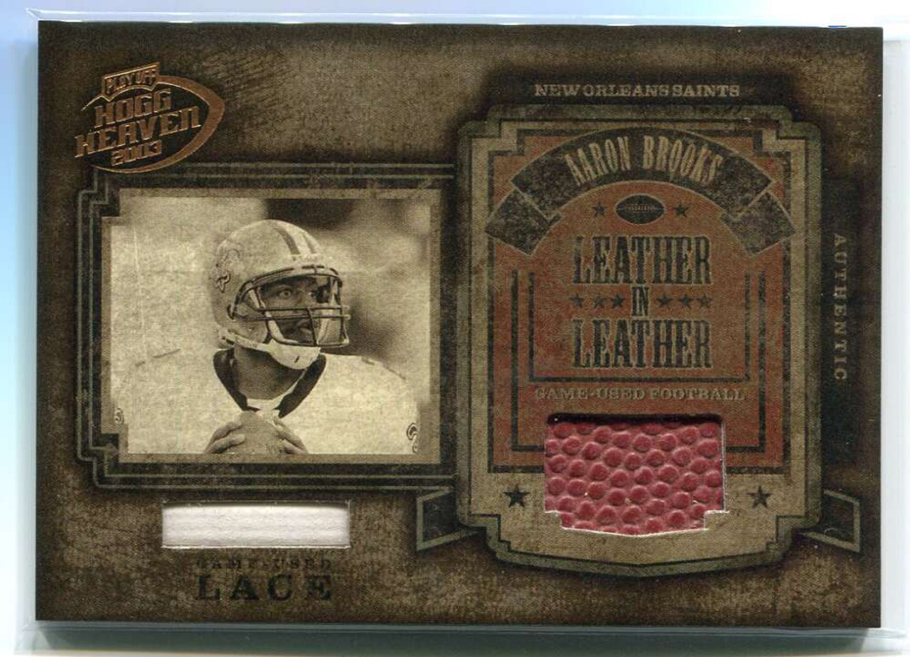 2003 Playoff Hogg Heaven Leather in Laces ll6 Aaron Brooks Dual Ball Lace  11/25