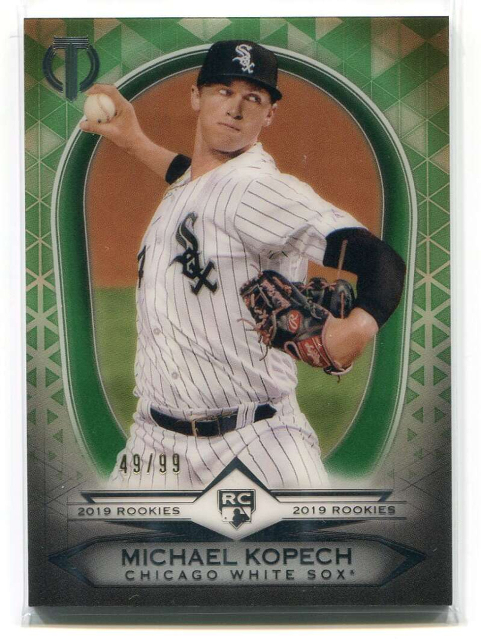 2019 Topps Tribute '19 Rookies Green 19r7 Michael Kopech Rookie 49/99