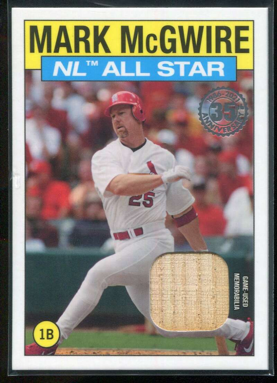 Mark McGwire Game Worn Jersey Baseball Card