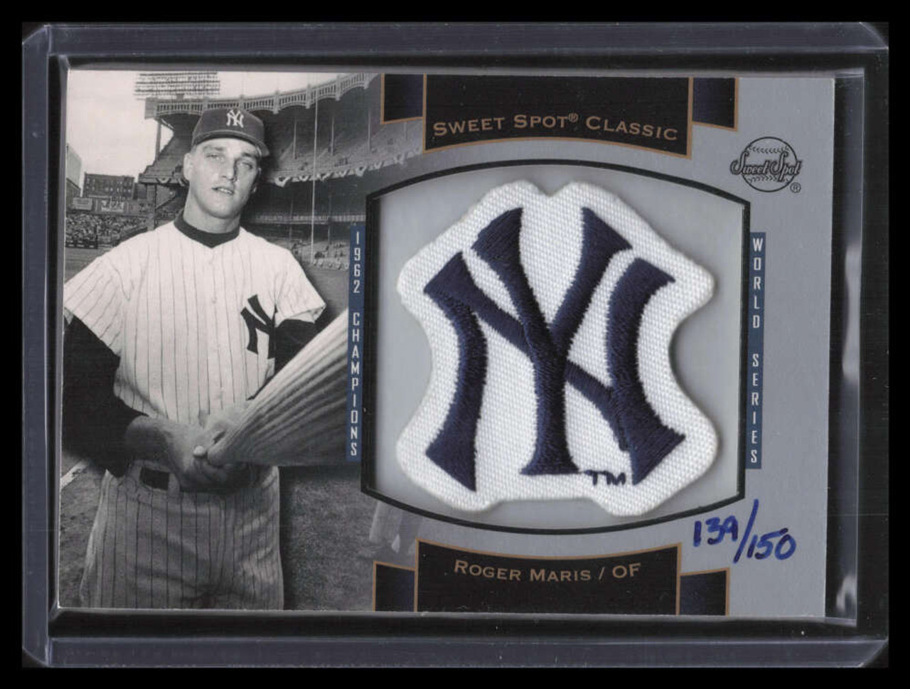 2003 Sweet Spot Classics Patch Cards rm3 Roger Maris Yankees Patch
