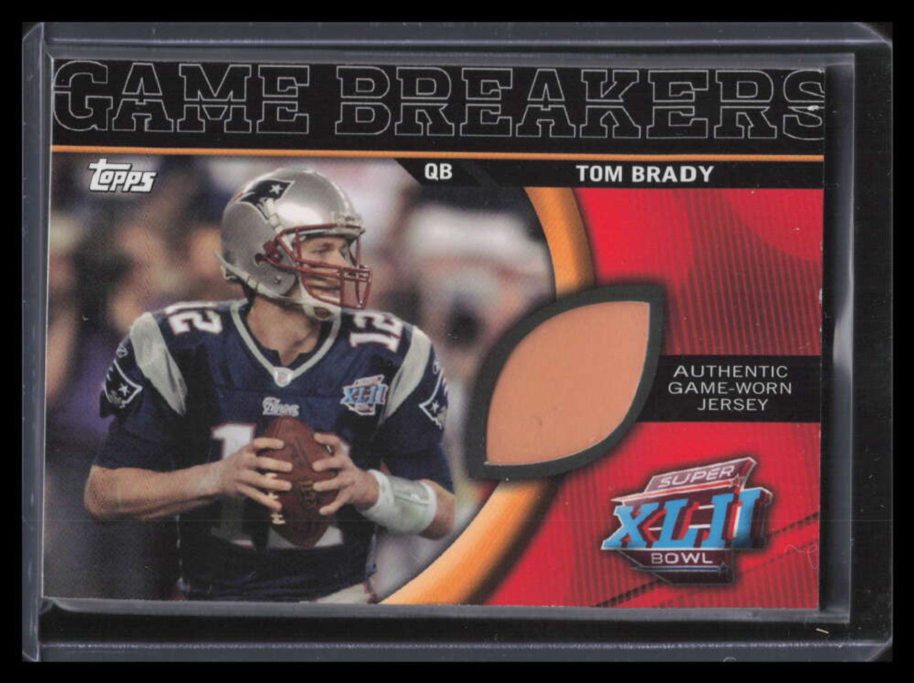 2008 Topps Game Breakers Pylons GBTB Tom Brady Super Bowl XLII Pylon 47/50  - Sportsnut Cards