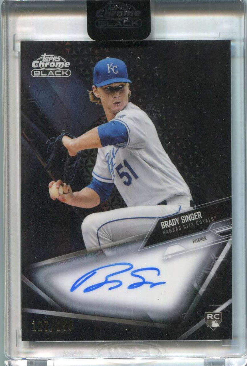 Brady Singer 2021 TOPPS GOLD LABEL ROOKIE RC AUTO #FA-BS KANSAS CITY ROYALS!