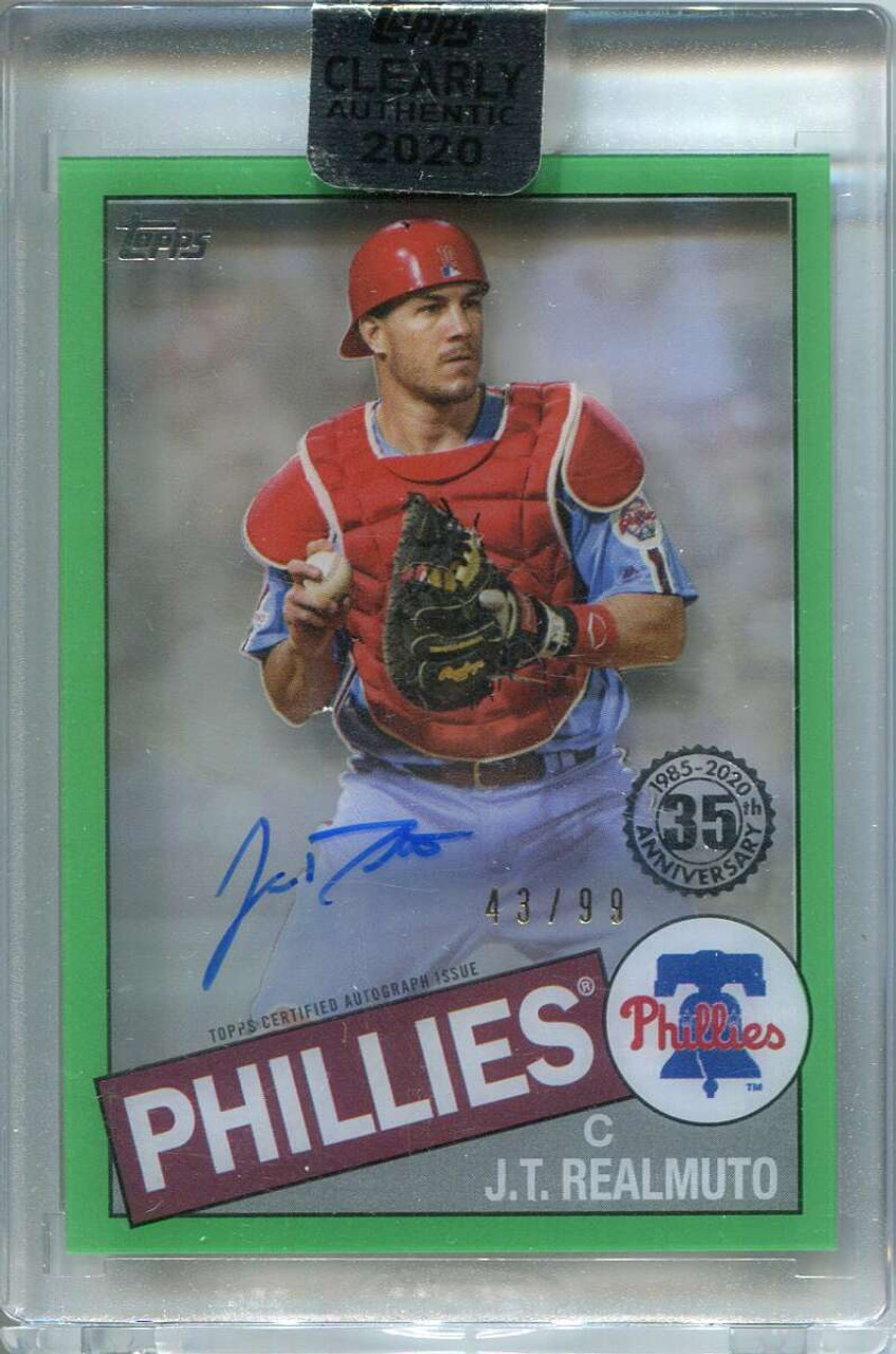 2020 Topps Clearly Authentic '85 Autographs Green TBAJTR J T