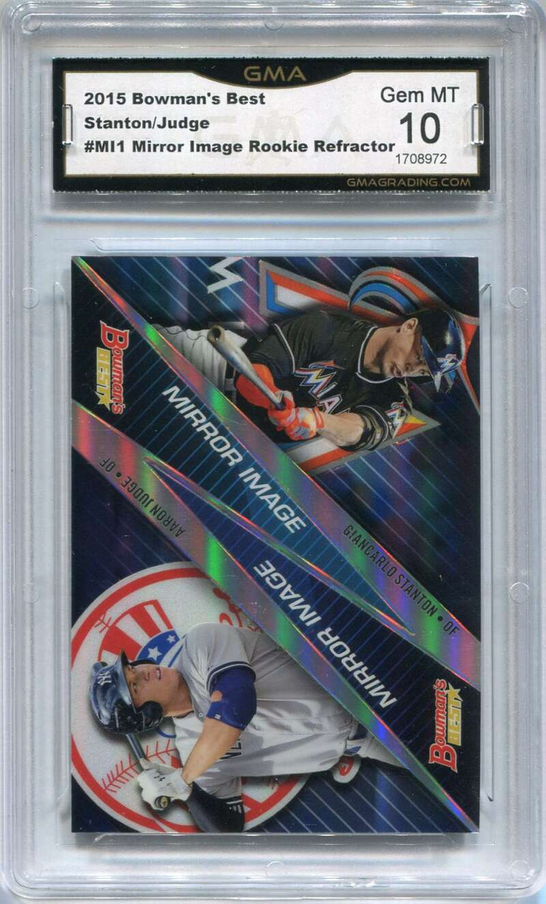 2017 Bowman's Best Baseball Aaron Judge Rookie Card