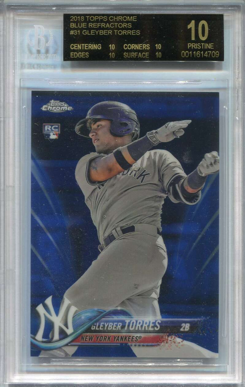 Gleyber Torres 2017 Bowman Chrome Rookie Card