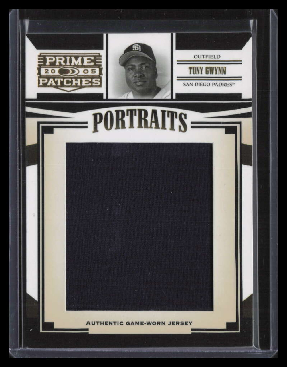 Tony Gwynn Game Worn Jersey Card