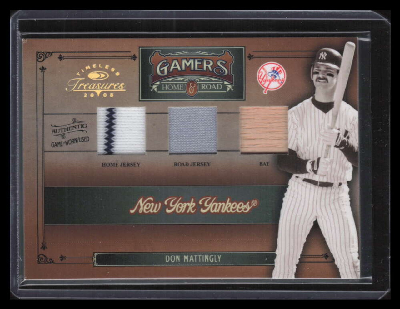 2005 Timeless Treasures Gamers Triple Rod Carew Jersey Bat #058