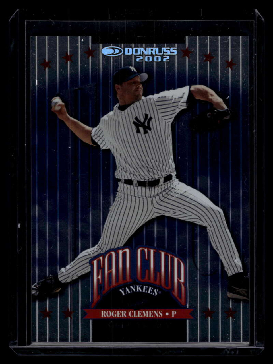 2002 Donruss Stat Line Career 202 Roger Clemens FC 15/280 Fan Club