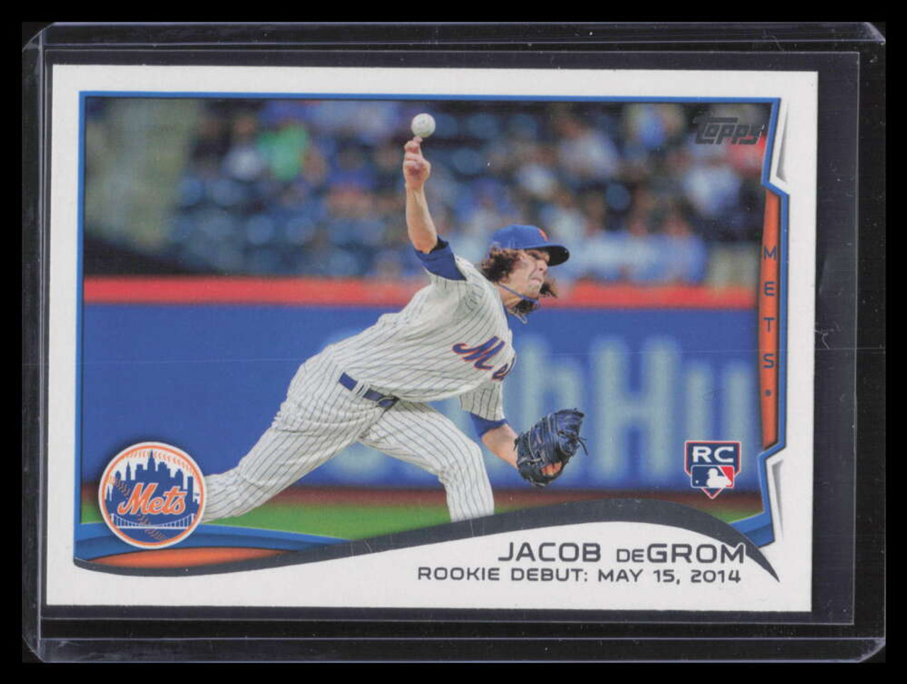2014 Topps Update us57 Jacob deGrom RD Rookie Debut (a)
