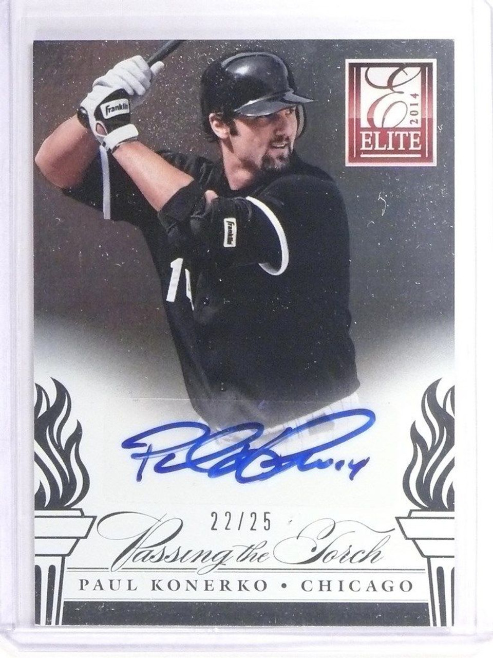 2014 Elite Passing Torch Paul Konerko & Jose Abreu autograph auto #D22/25 -  Sportsnut Cards