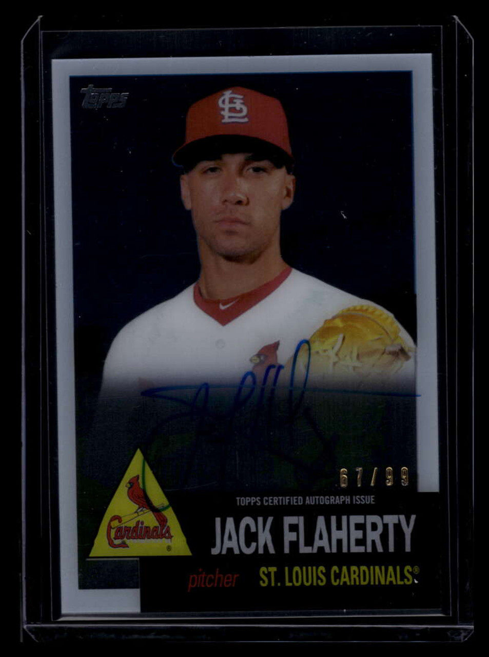 Jack Flaherty Autographed Authentic Cardinals Jersey