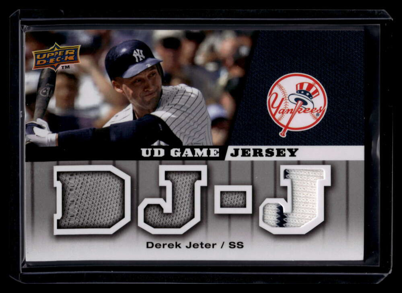2009 Upper Deck UD Game Jersey GJDJ Derek Jeter Jersey - Sportsnut Cards