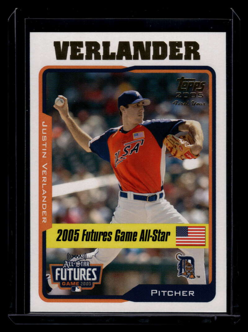 2005 Topps Update 220 Justin Verlander FUT Rookie Futures Game - Sportsnut  Cards