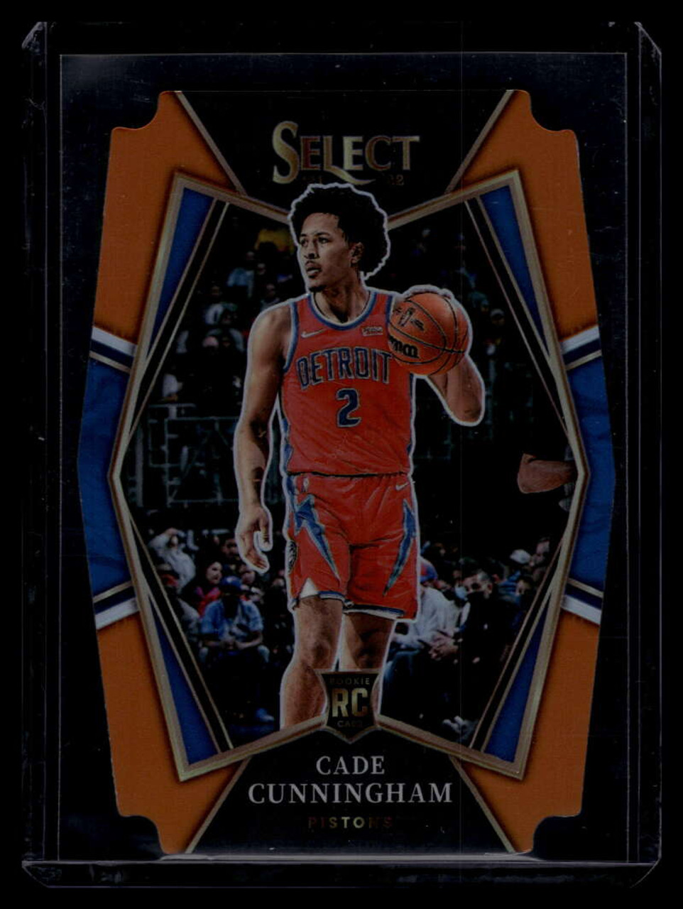 2021-22 Select Prizms Orange Die Cut 116 Cade Cunningham Rookie 48/65  Premier