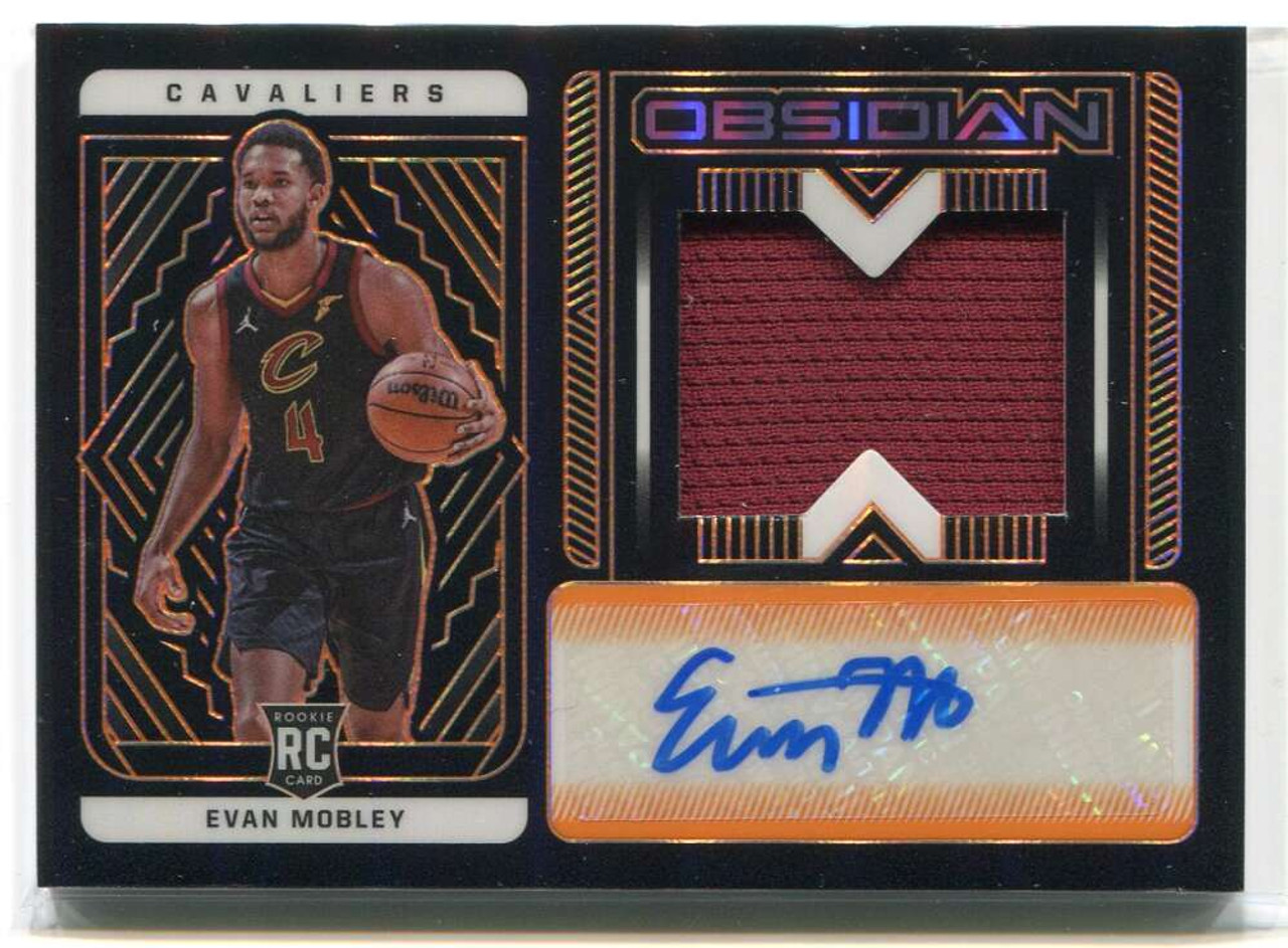 2021-22 Panini Obsidian Electric Orange 223 Evan Mobley Rookie