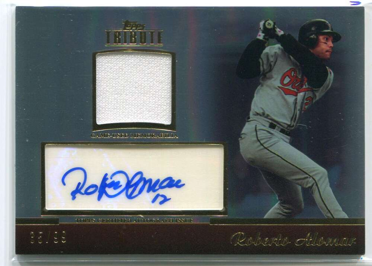 2011 Topps Tribute Autograph Relics RG Ron Guidry Jersey Auto 96