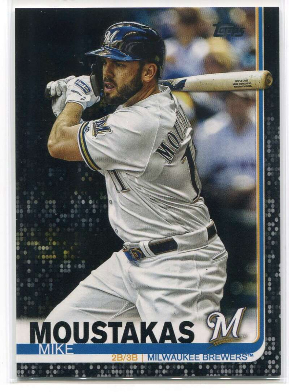 2019 Topps Update Black us131 Mike Moustakas 50/67 - Sportsnut Cards