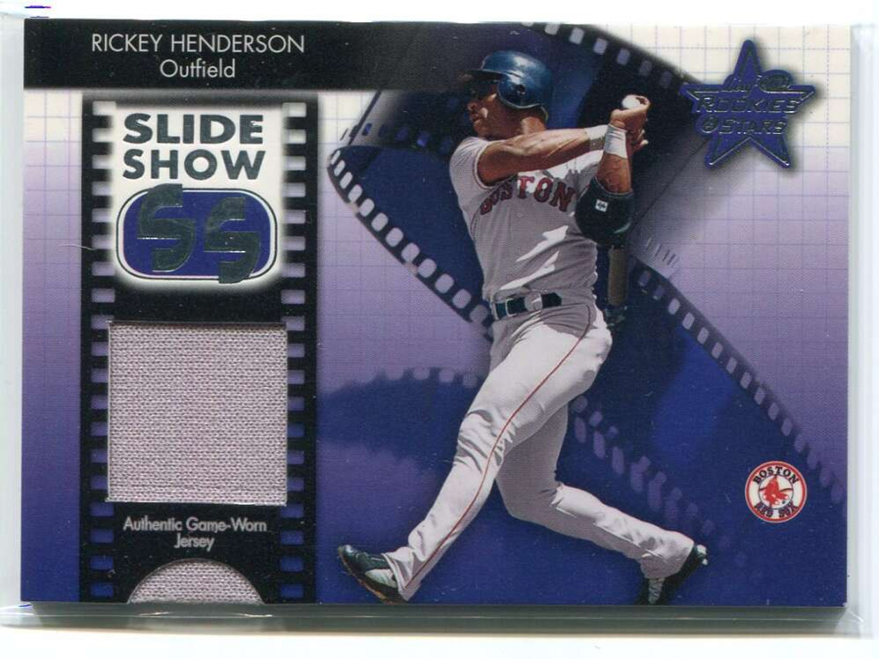 2002 Leaf Rookies & Stars View Masters Slideshow 13 Rickey Henderson  Jersey 9/25 - Sportsnut Cards