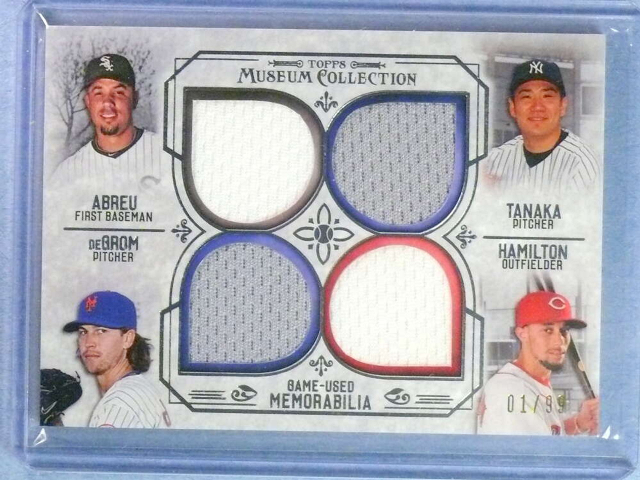 2016 Topps Museum Collection Blue Jacob deGrom #D99/99 #91