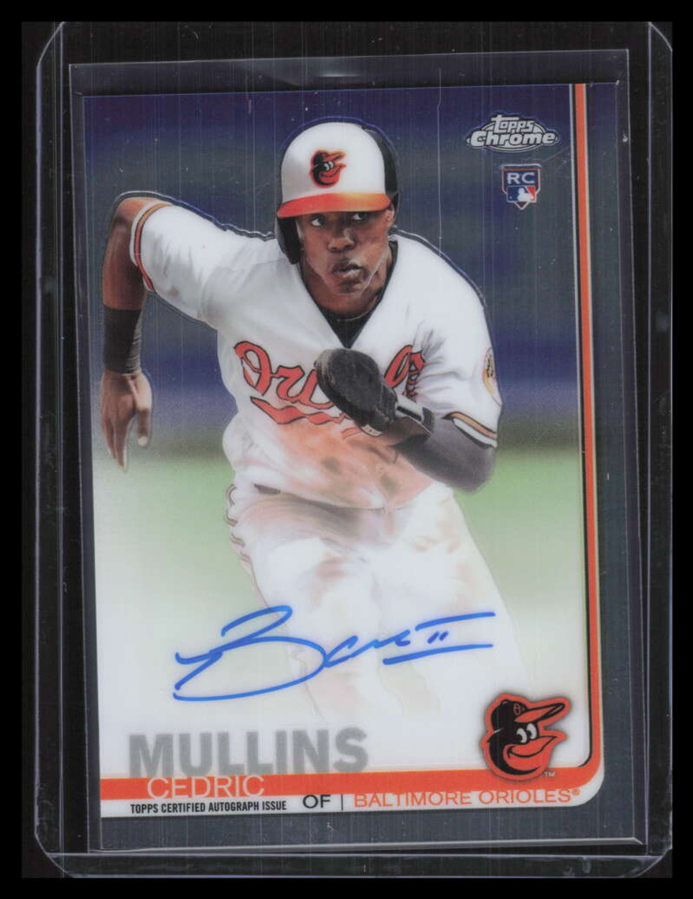 2019 Topps Chrome Rookie Autographs RACM Cedric Mullins Rookie Auto 124813