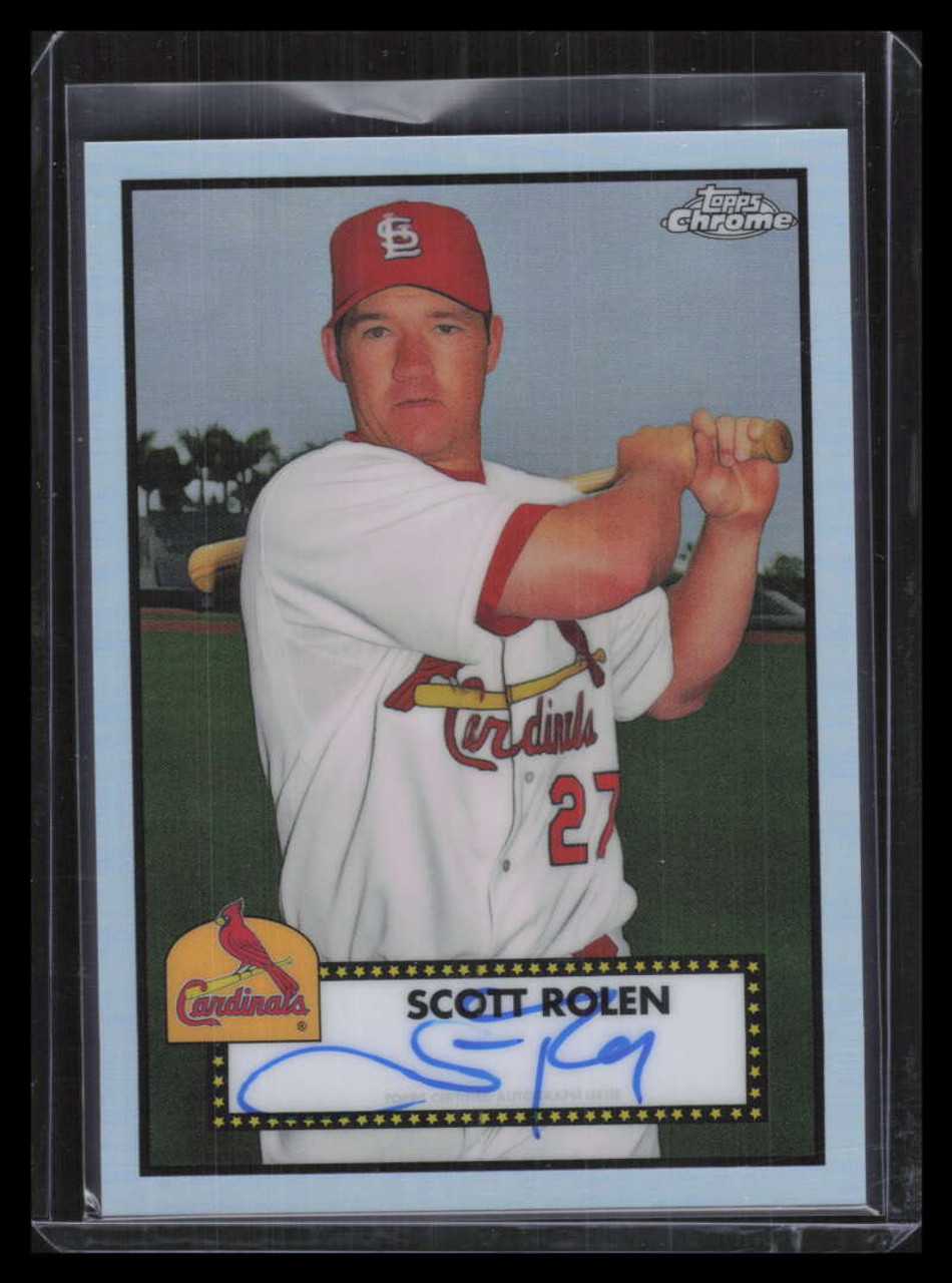 2021 Topps Chrome Platinum Autographs Refractor PASR Scott Rolen Auto  95/199 - Sportsnut Cards