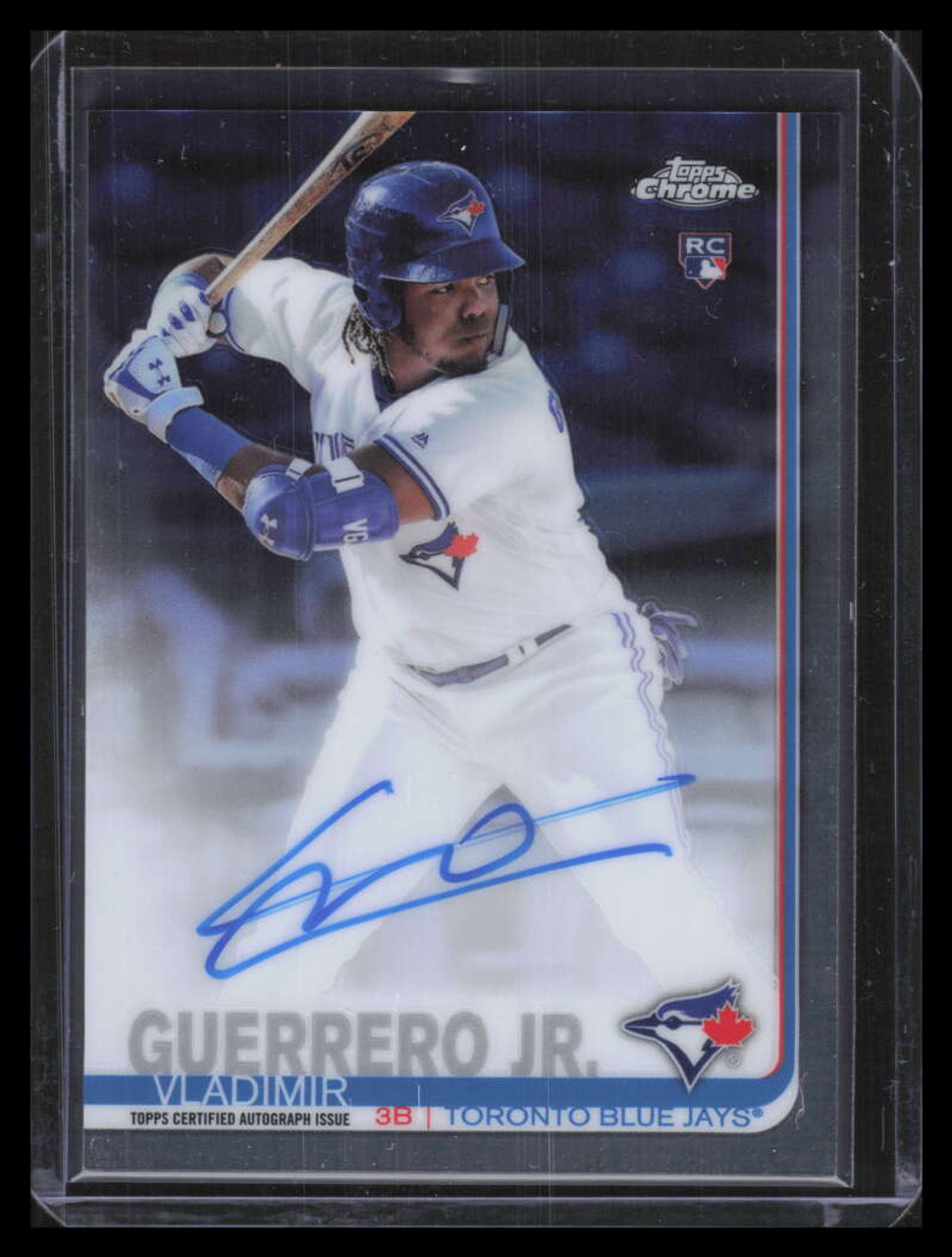 2019 Topps Chrome Rookie Autographs RAVGJ Vladimir Guerrero Jr