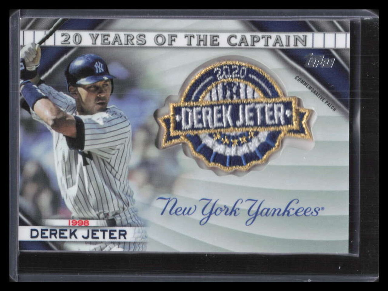 2020 Topps Update 20 Years of The Captain Gold yoc99 Derek Jeter 39/50 -  Sportsnut Cards