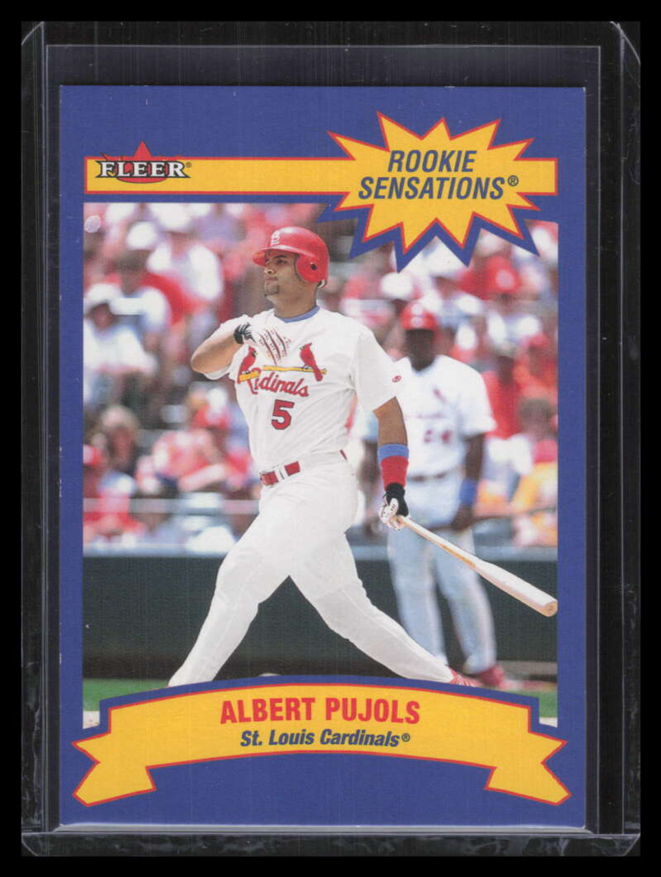 2002 Fleer Rookie Sensations 2 Albert Pujols 449/1500 - Sportsnut