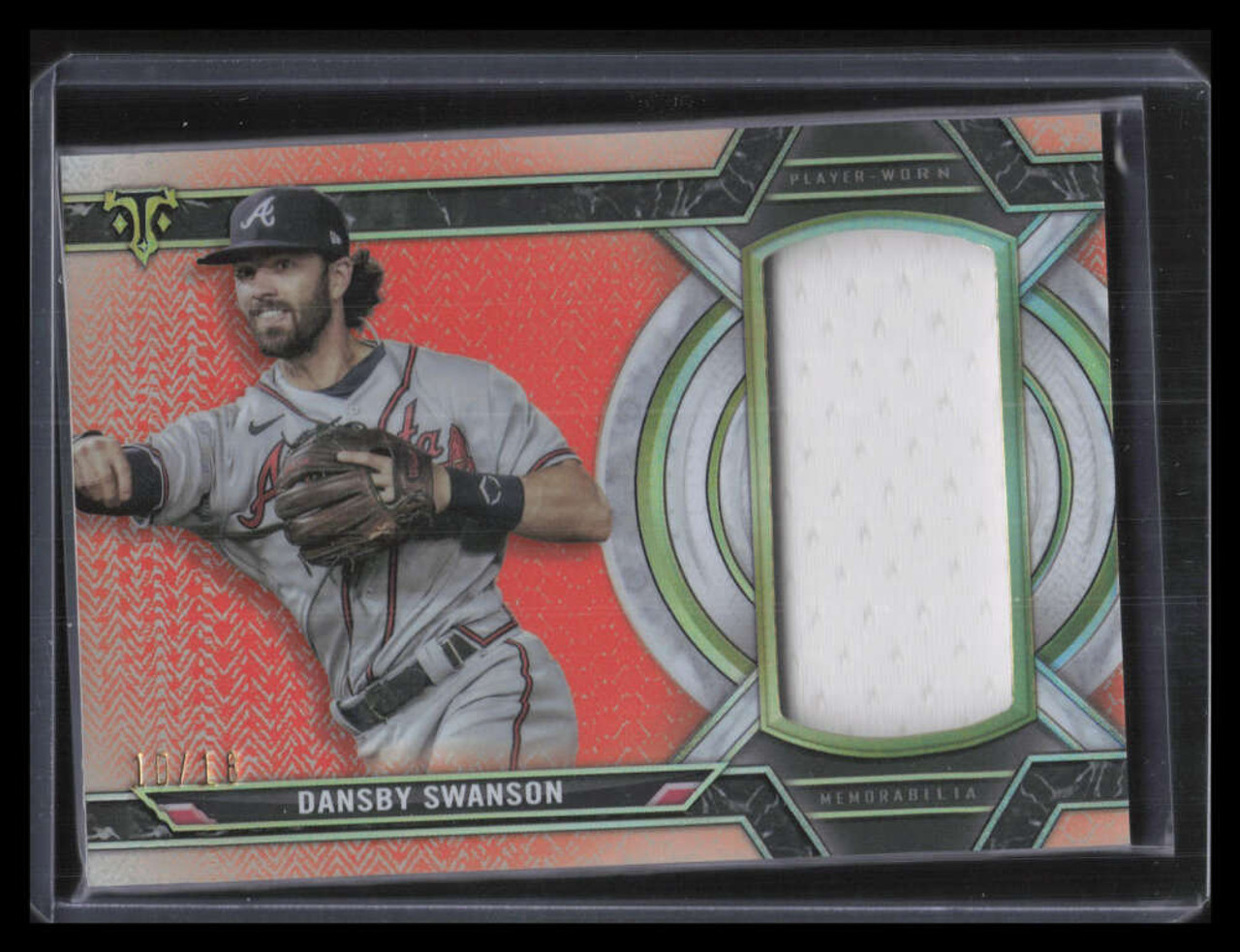 2021 Topps Triple Threads Jumbo Relics Amber SJRDSW Dansby Swanson Jersey  10/18 - Sportsnut Cards