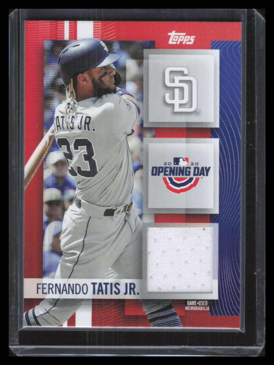 2020 Topps Opening Day Relics ODRFT Fernando Tatis Jr. Jersey - Sportsnut  Cards