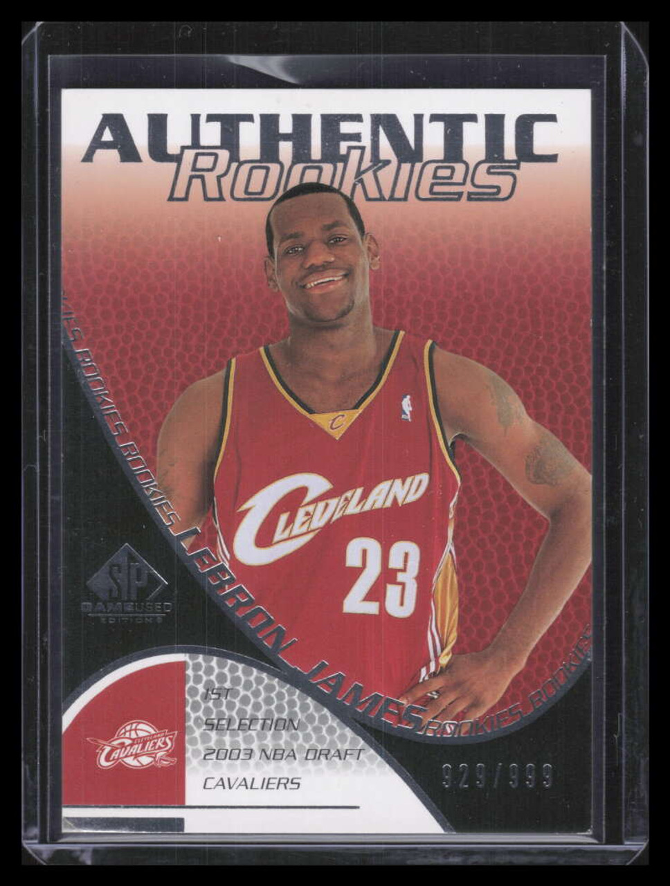 2003-04 LeBron James Game Worn Cleveland Cavaliers Rookie