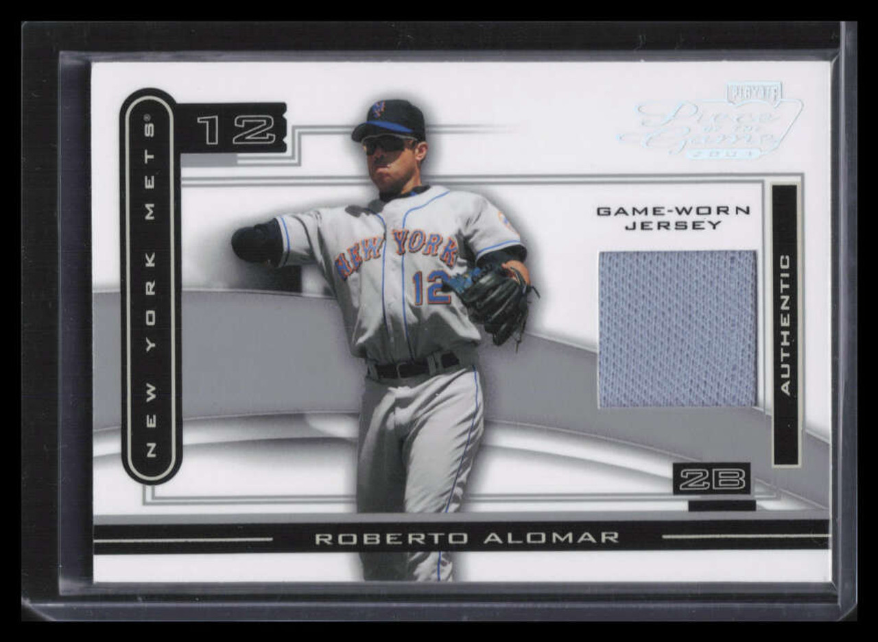 2003 Playoff Piece of the Game Silver 79 Roberto Alomar Jersey 7/75 -  Sportsnut Cards