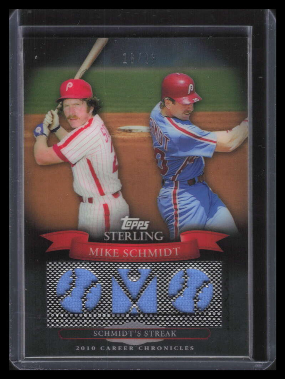 2010 Topps Sterling Career Chronicles ccr39 Mike Schmidt Triple