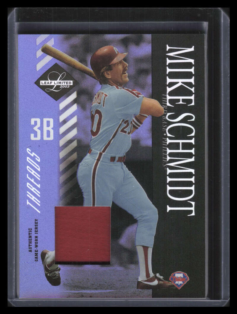 2003 Leaf Limited Jersey Numbers 46 Mike Schmidt Jersey 25/50 - Sportsnut  Cards