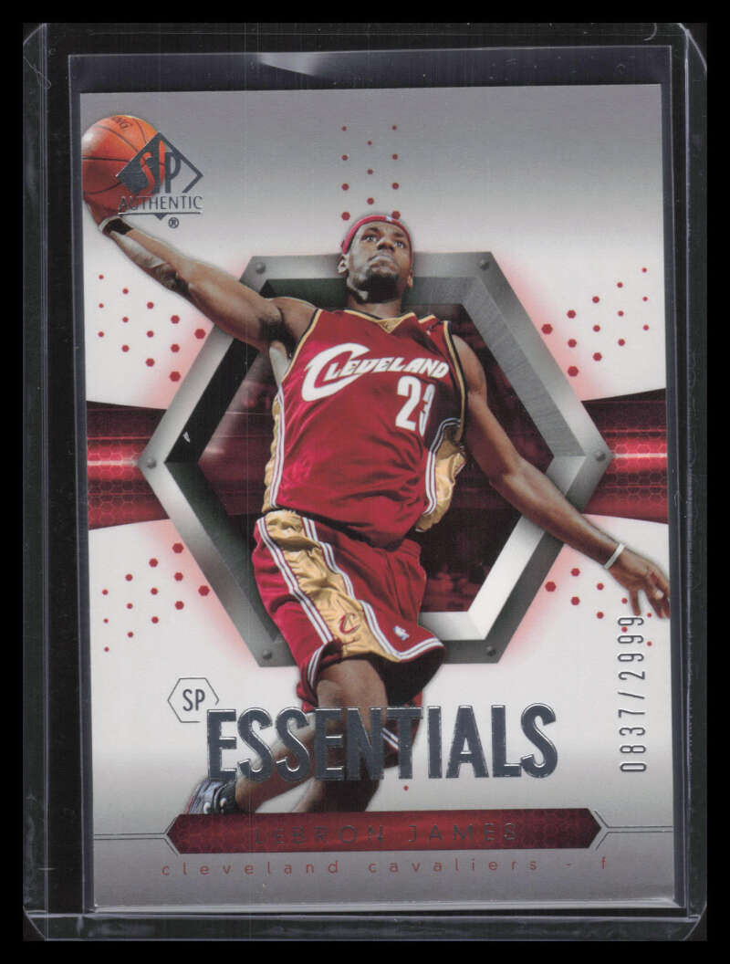 lebron james sp authentic card