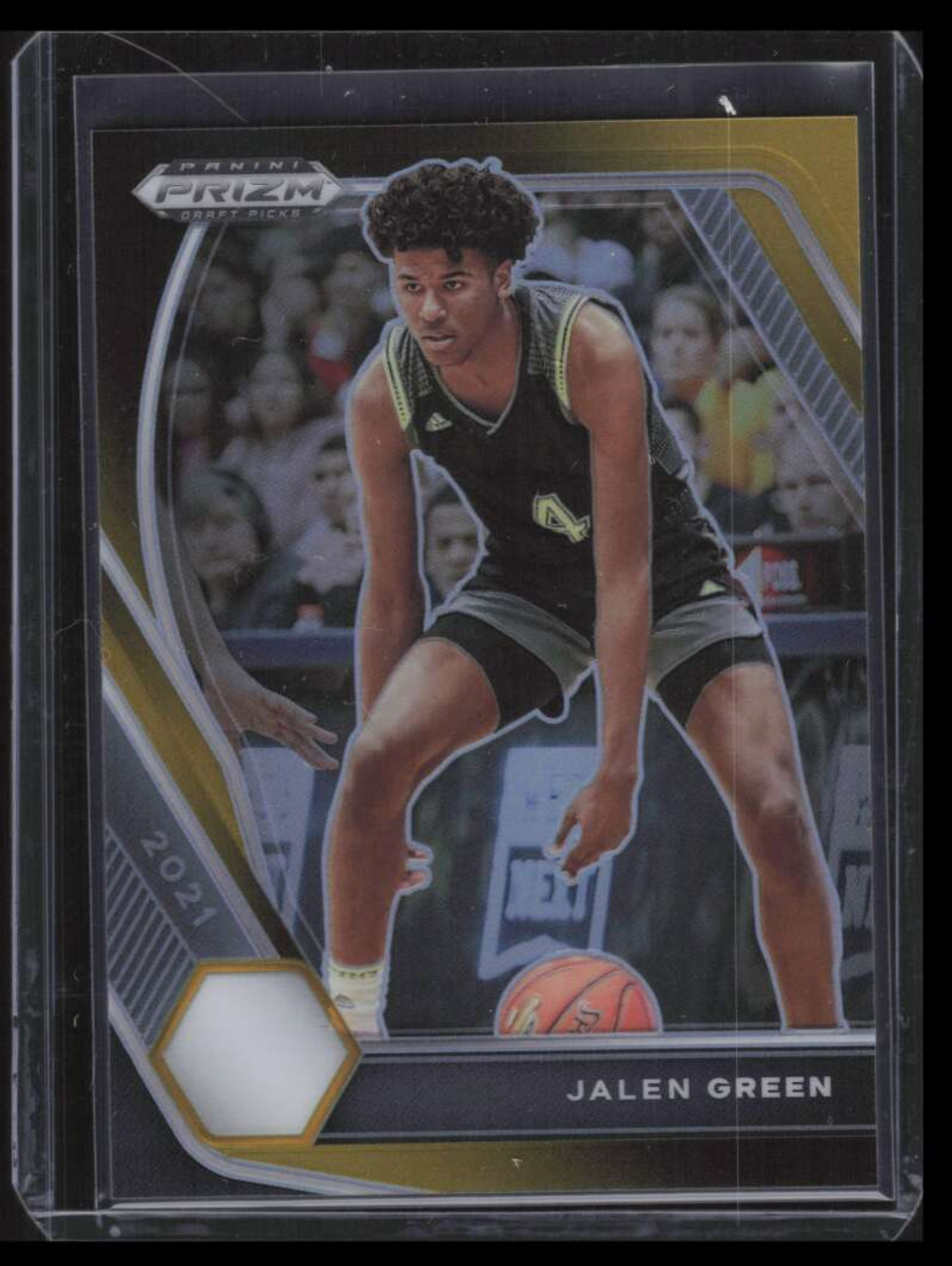 2021-22 Panini Prizm Draft Picks Prizms Black Gold 4 Jalen Green Rookie 3/5