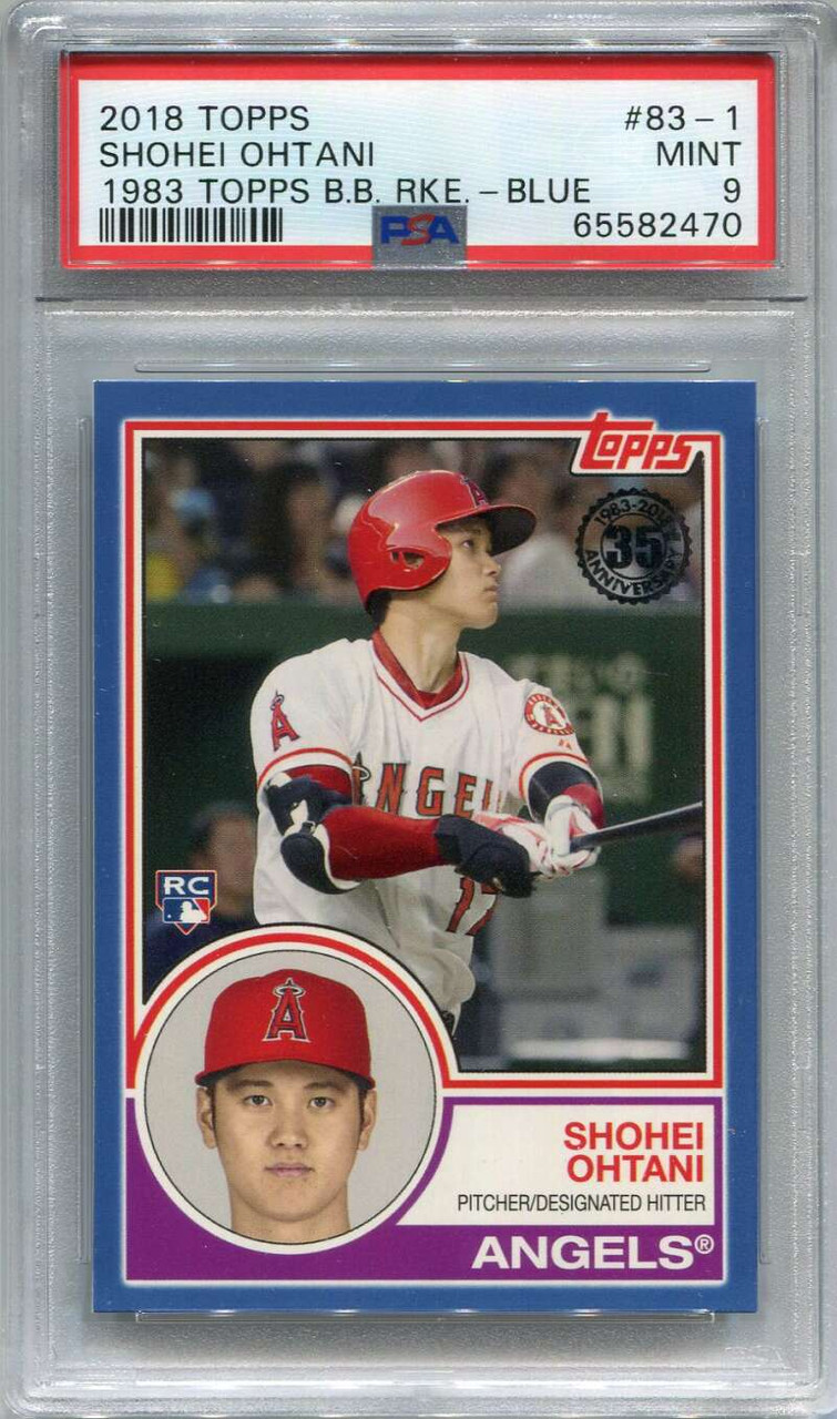 その他 2018 Topps Shohei Ohtani RC Blue PSA 2018 Topps Shohei Ohtani RC Blue PSA