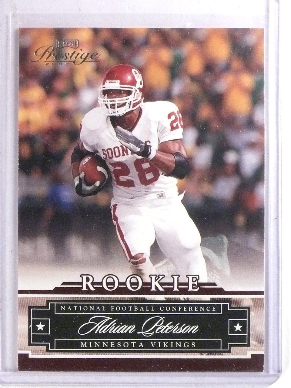 2007 Topps Chrome Adrian Peterson Refractor