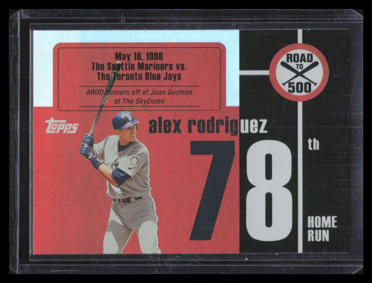 2007 Topps Alex Rodriguez Road to 500 arhr78 Alex Rodriguez Opening Day  132178