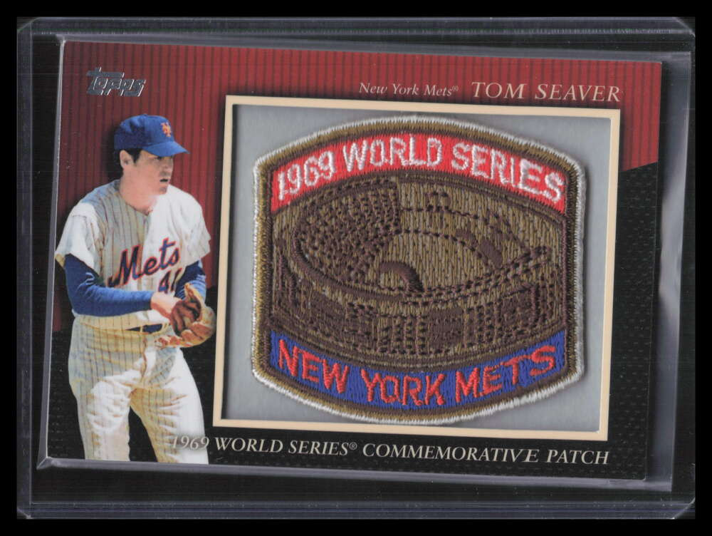 2010 Topps Commemorative Patch mcp75 Tom Seaver 1969 World Series