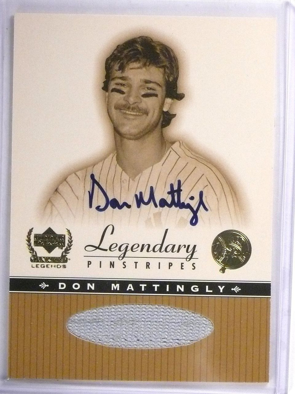 don mattingly autographed jersey