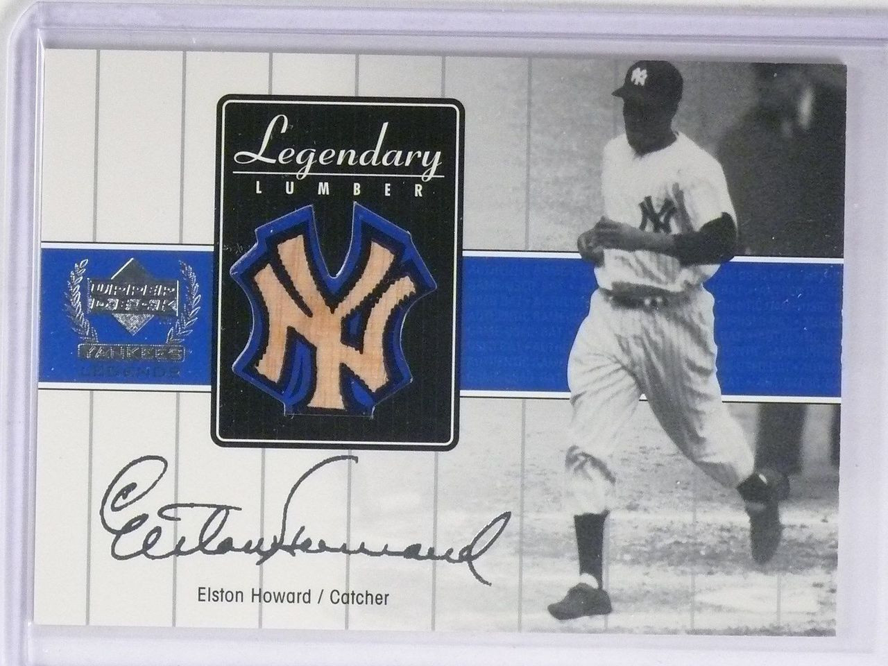 DELETE 3857 2000 UD Yankees Legends Legendary Pinstripes Elston Howard  Jersey #EHLP *59726