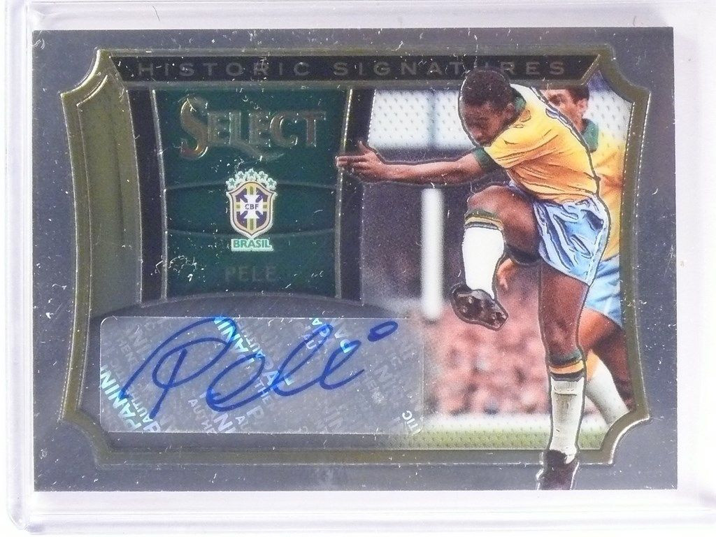 2015 Panini select soccer auto Pele ペレ