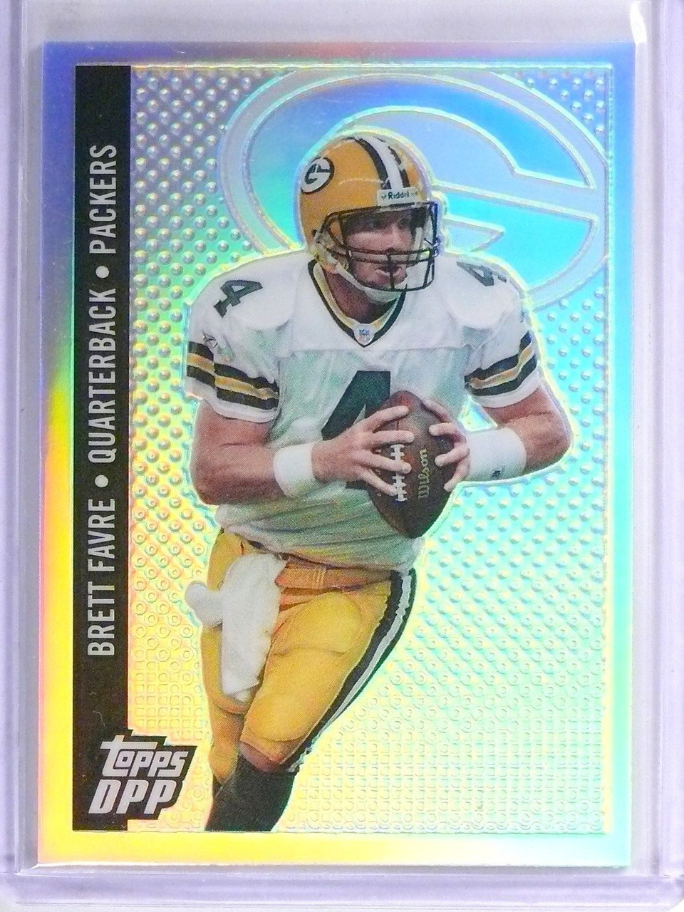 2006 Topps Draft Picks & Prospects Brett Favre Black Refractor #17 -  Sportsnut Cards